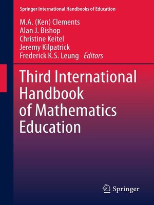 cover image of Third International Handbook of Mathematics Education